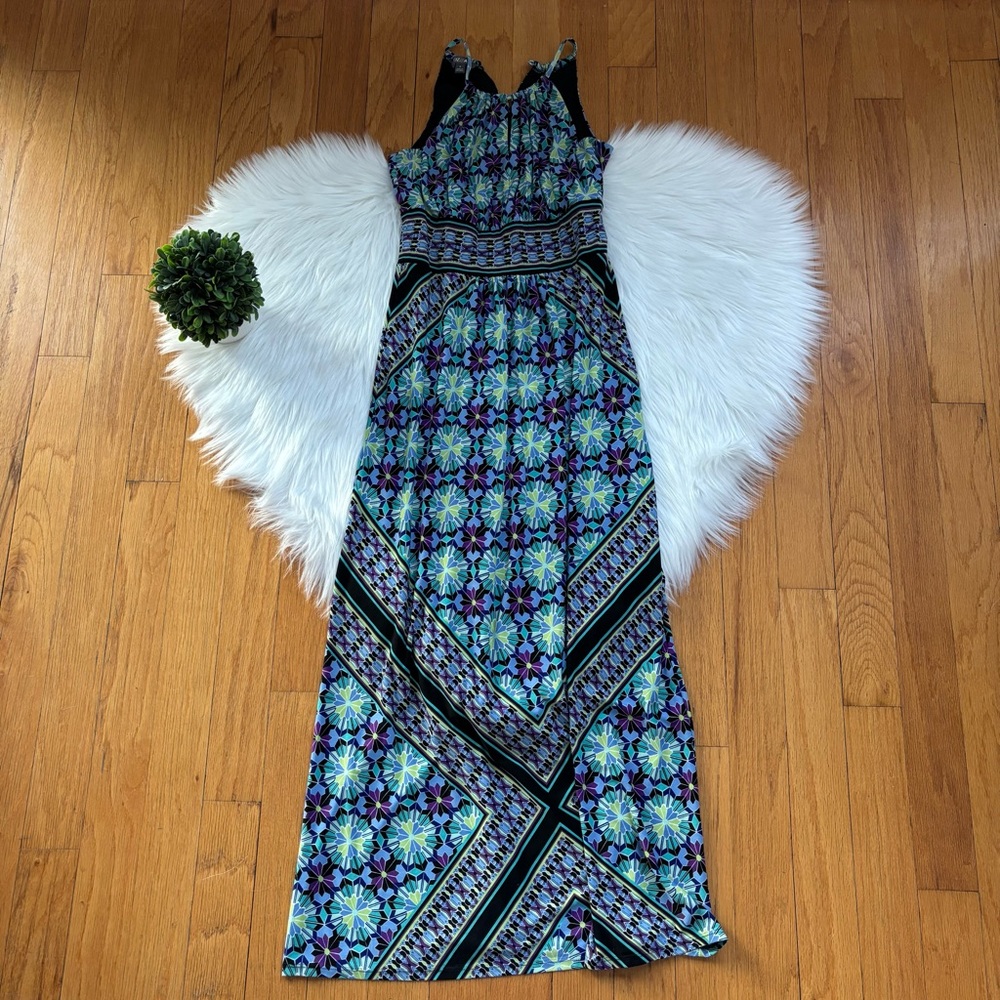 Dress Barn Patterned Maxi Dress - Picture 3 of 3
